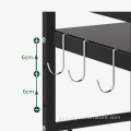 shoe rack storage organizer Metal Retractable microwave storage rack Factory